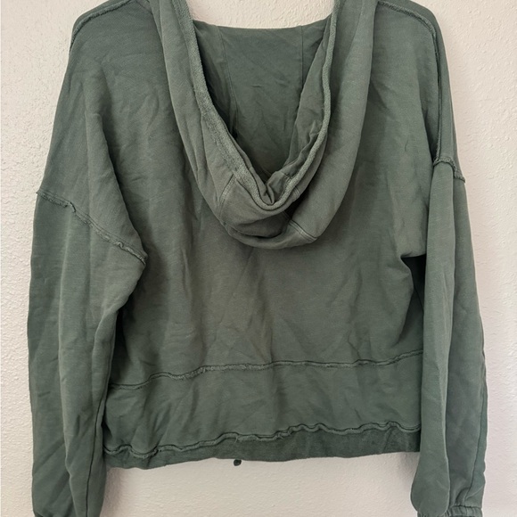 Anthropologie Green Wrap Sweater - Picture 5 of 5